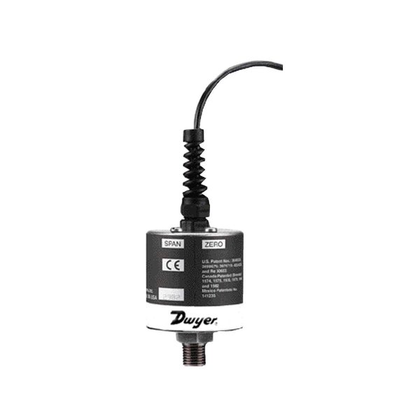 Dwyer Instruments Industrial Pressure Transmitter, 50 PSI 682-1
